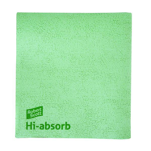 Hi-absorb Microfibre Cloth - Green - 38 x 35cm